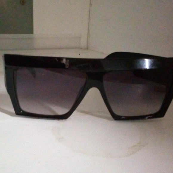 Celine cl400300 oversized gradient framed flattop shield sunglasses - Picture 4 of 4